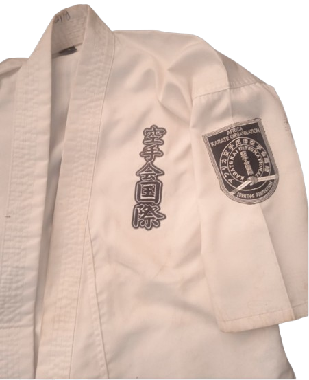 Shirt with Karate Badge